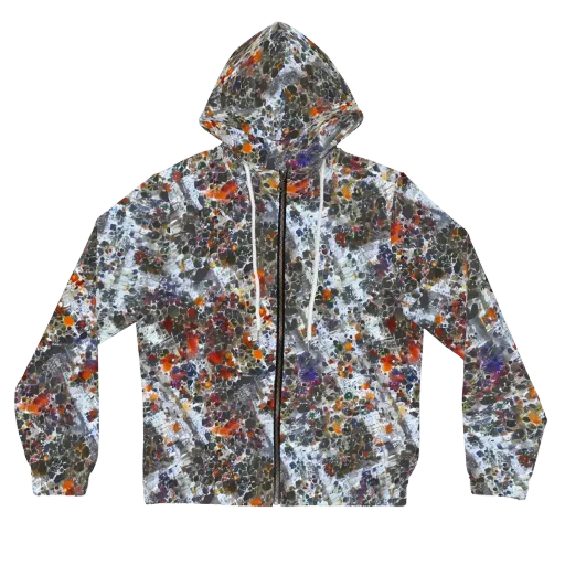 Shattered Alchemy on a Women's Full-Zip Hoodie