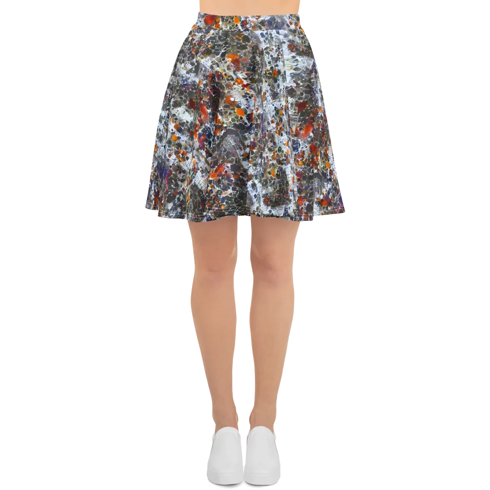 Shattered Alchemy on Skater Skirt — Front