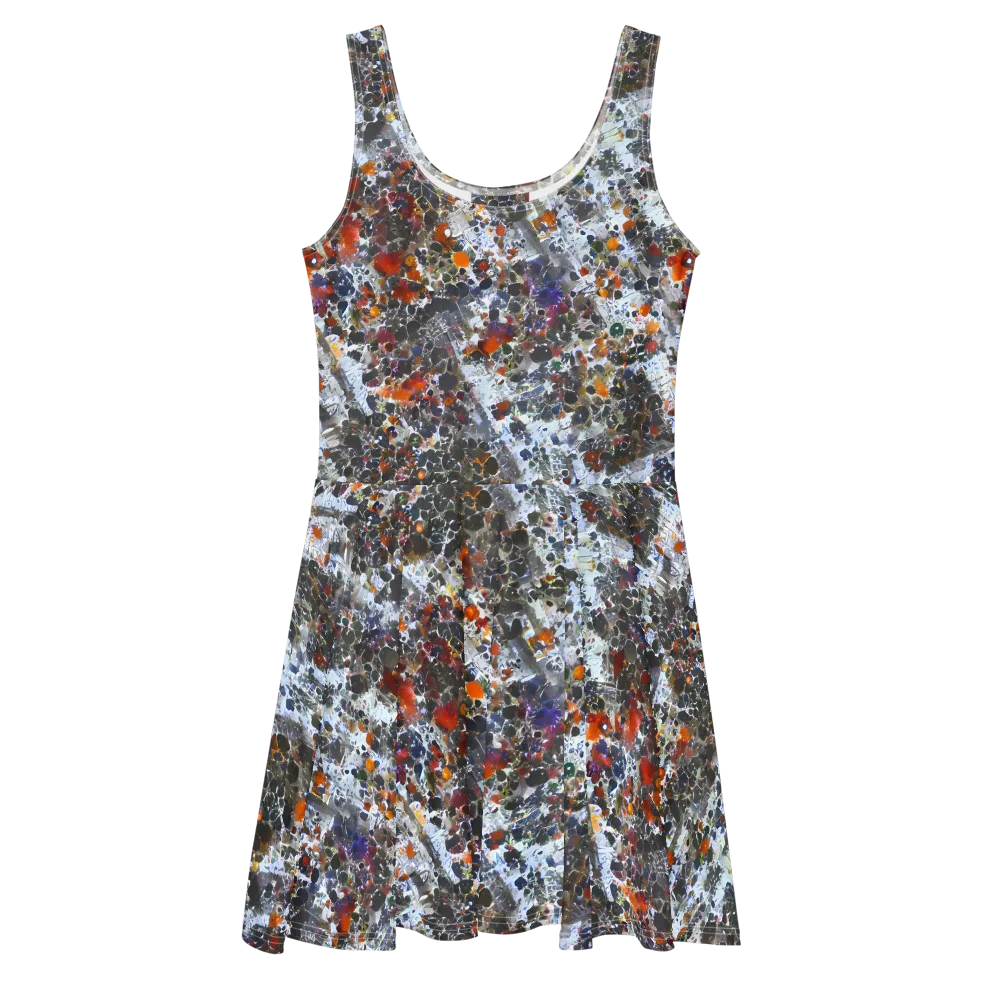 Shattered Alchemy on Skater Dress — Front