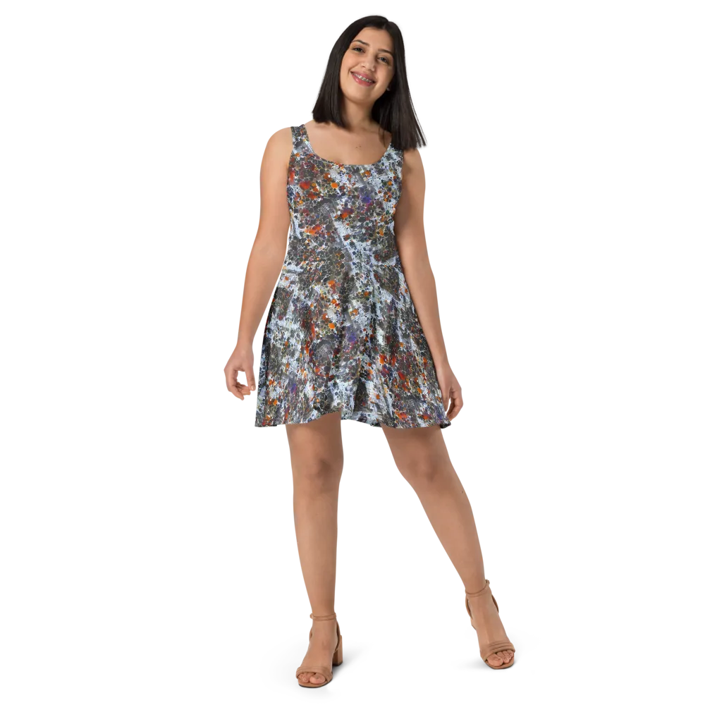 Shattered Alchemy on Skater Dress — Front