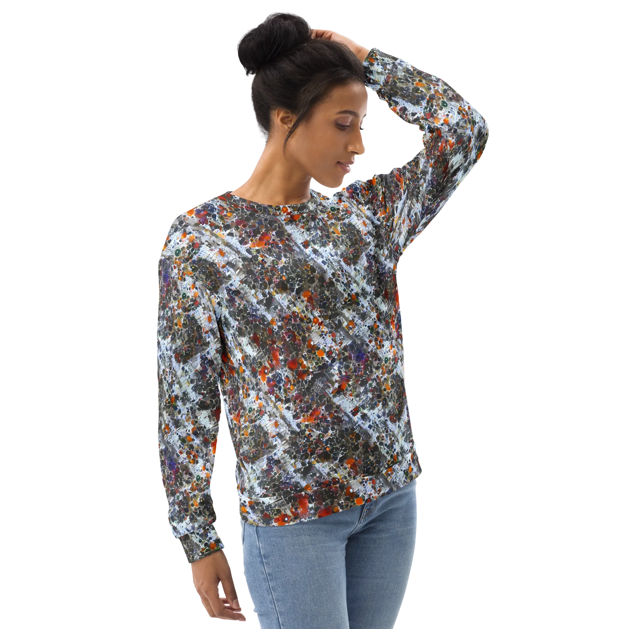 Shattered Alchemy on Sweatshirt — Right Front