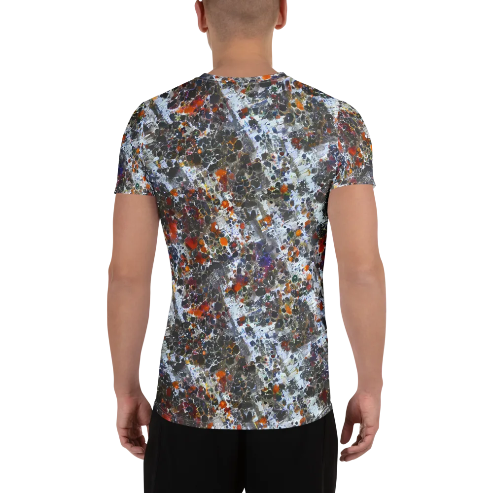 Shattered Alchemy on Men's Athletic T-Shirt — Back