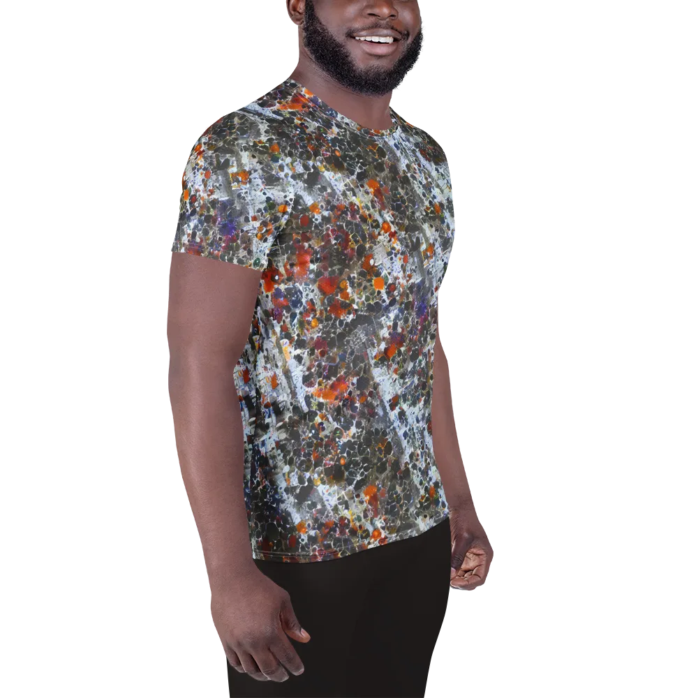 Shattered Alchemy on Men's Athletic T-Shirt — Right