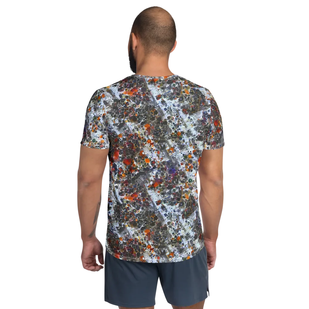 Shattered Alchemy on Men's Athletic T-Shirt — Back