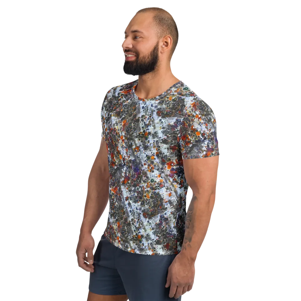 Shattered Alchemy on Men's Athletic T-Shirt — Left