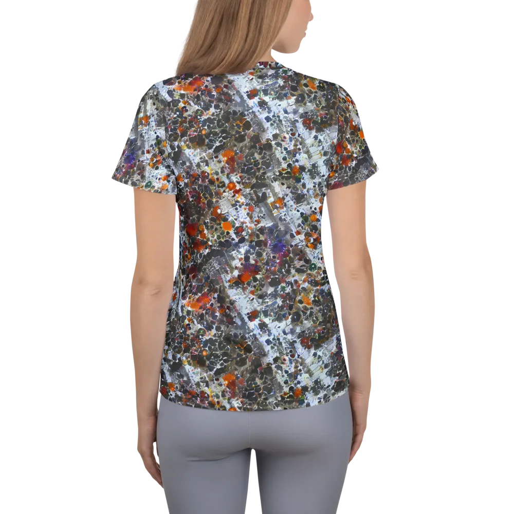Shattered Alchemy on Women's Athletic T-Shirt — Back