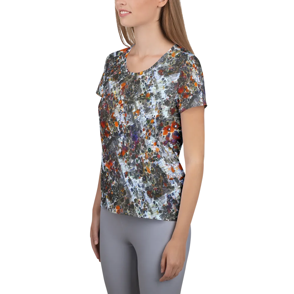 Shattered Alchemy on Women's Athletic T-Shirt — Left