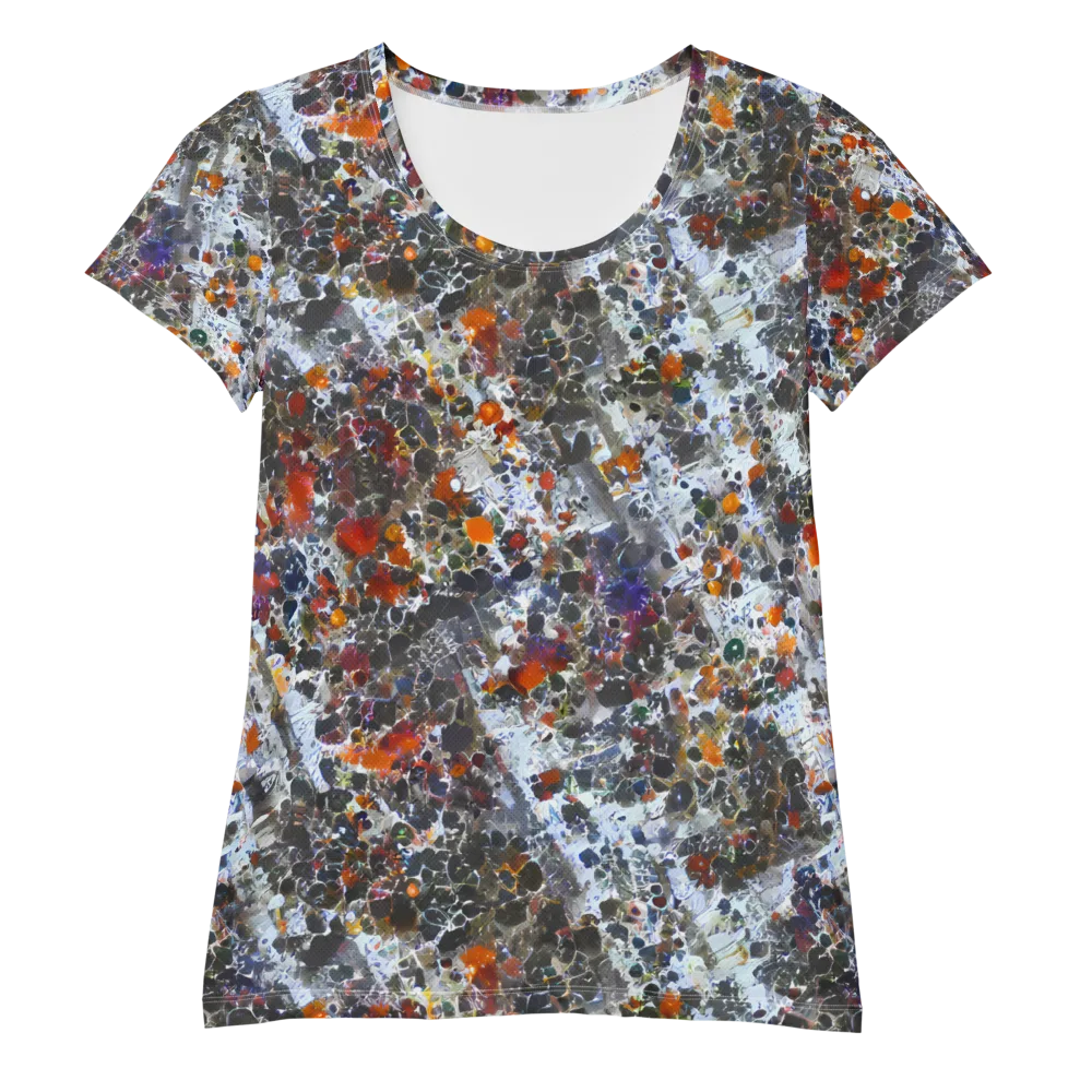 Shattered Alchemy on Women's Athletic T-Shirt — Front