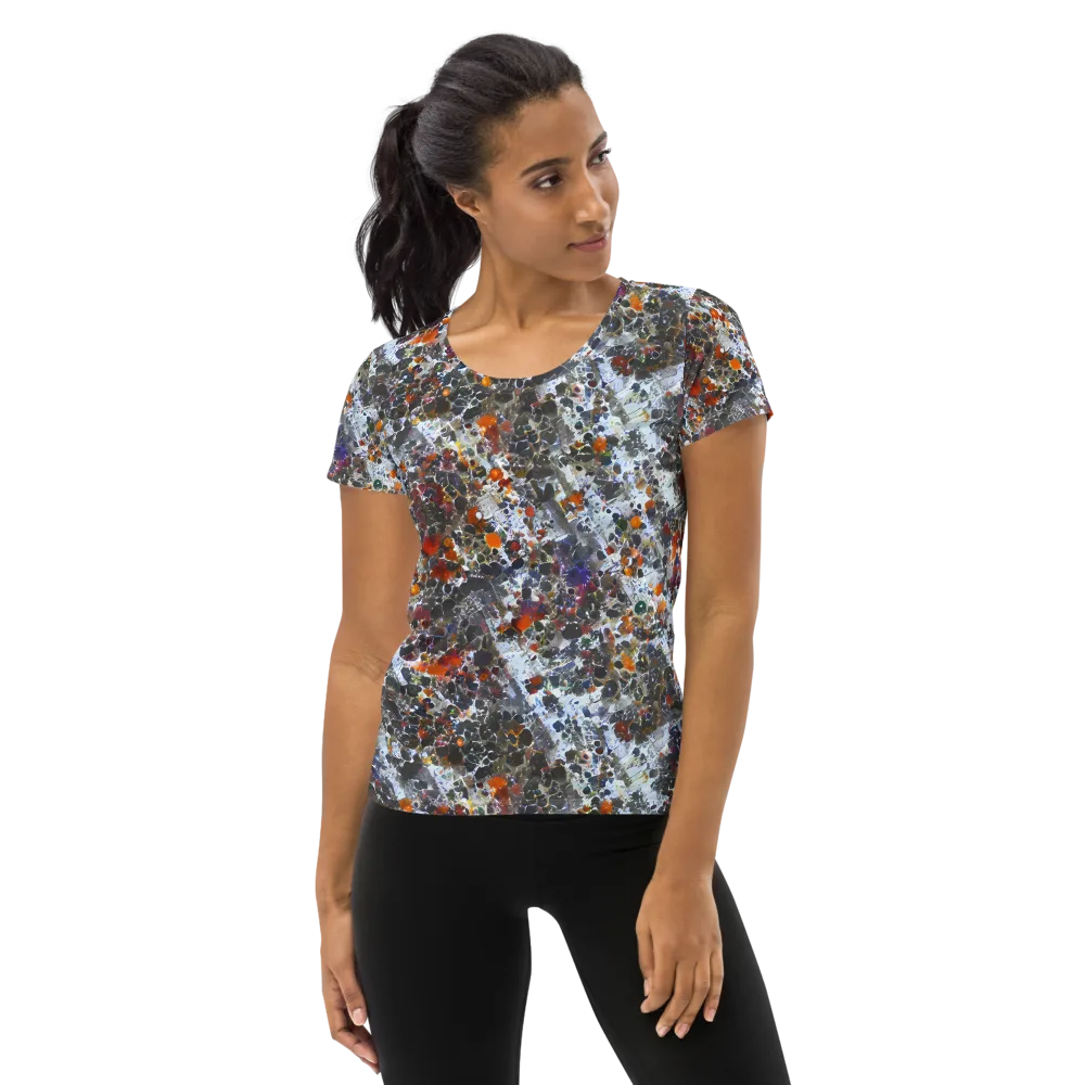 Shattered Alchemy on Women's Athletic T-Shirt — Front