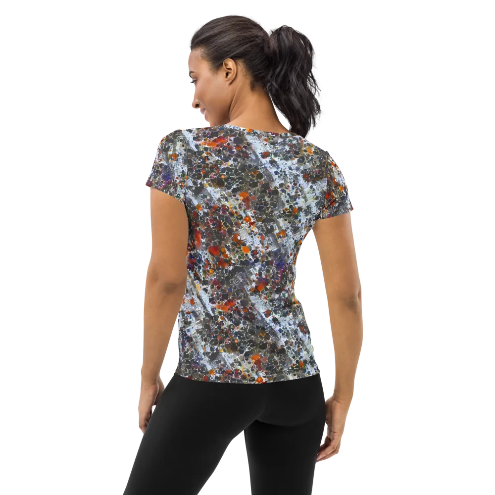 Shattered Alchemy on Women's Athletic T-Shirt — Back