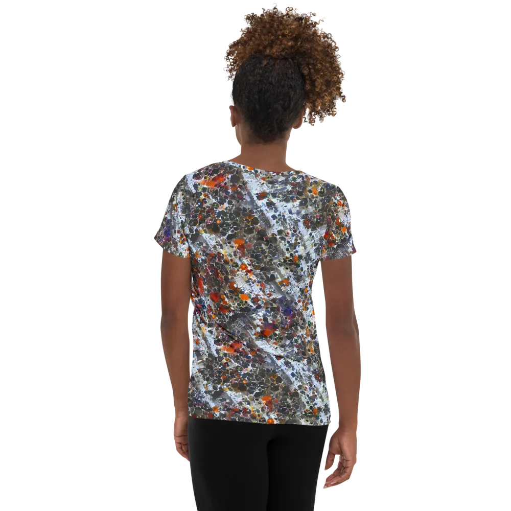 Shattered Alchemy on Women's Athletic T-Shirt — Back