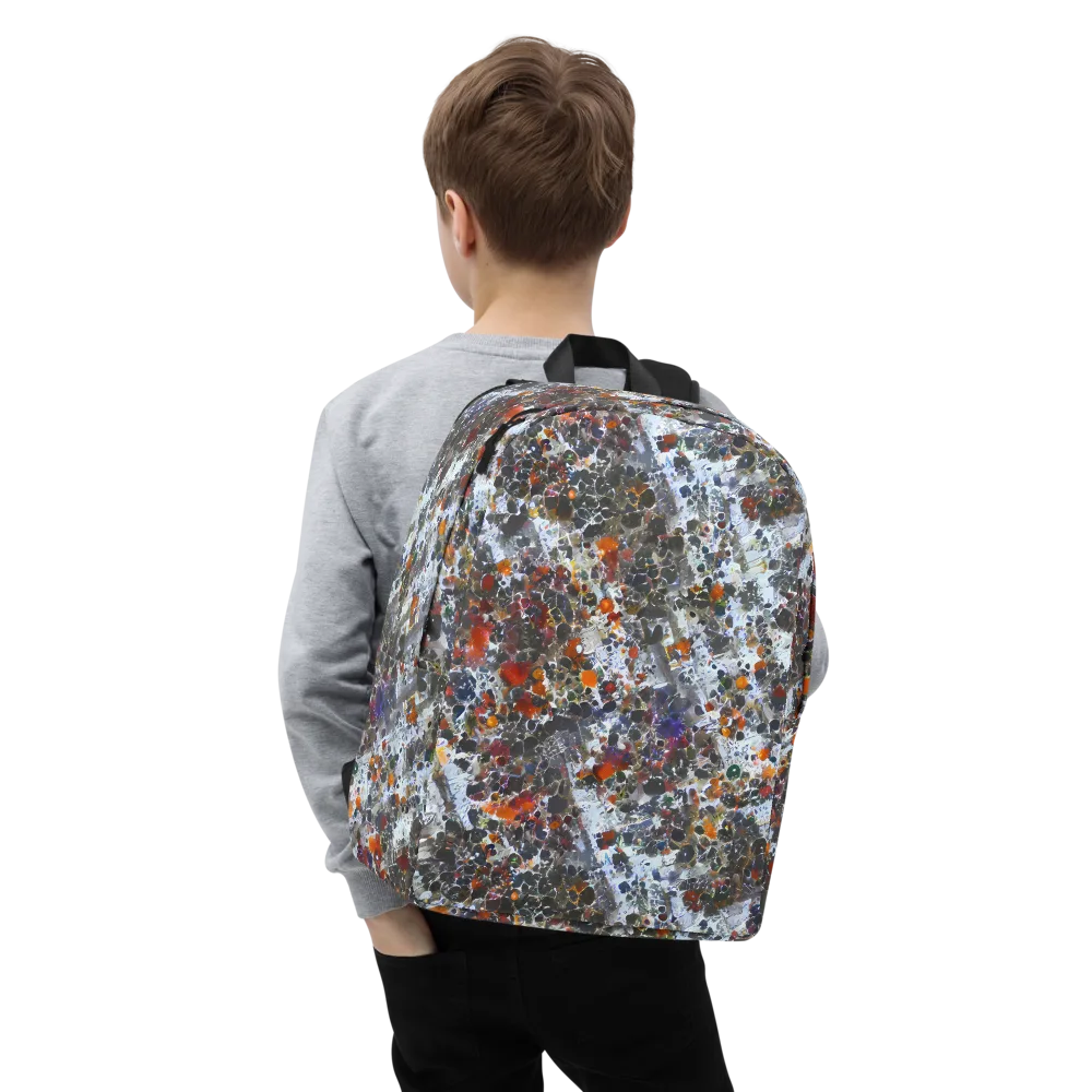 Shattered Alchemy on Minimalist Backpack — Zoomed-in