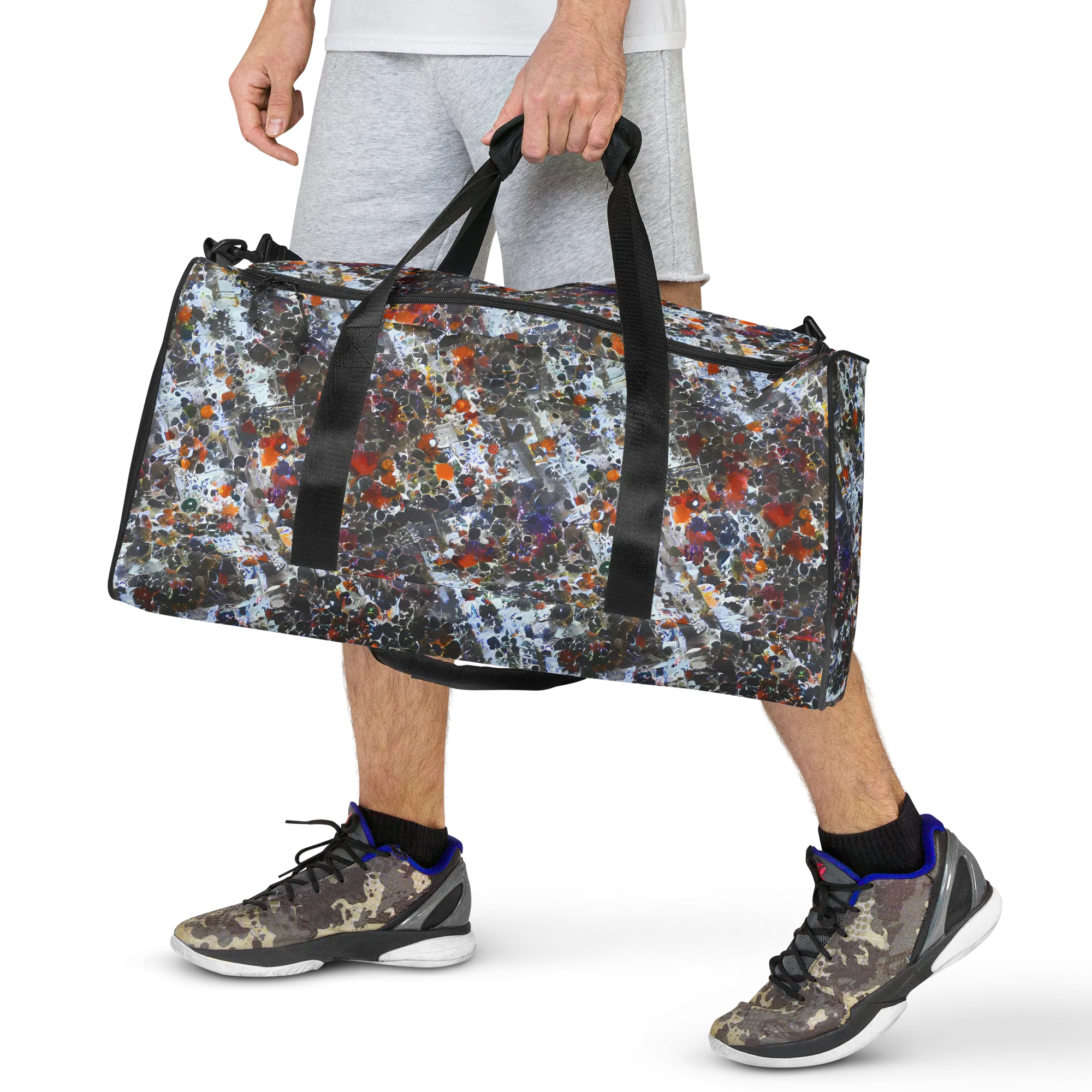 Shattered Alchemy on Duffle Bag — Front