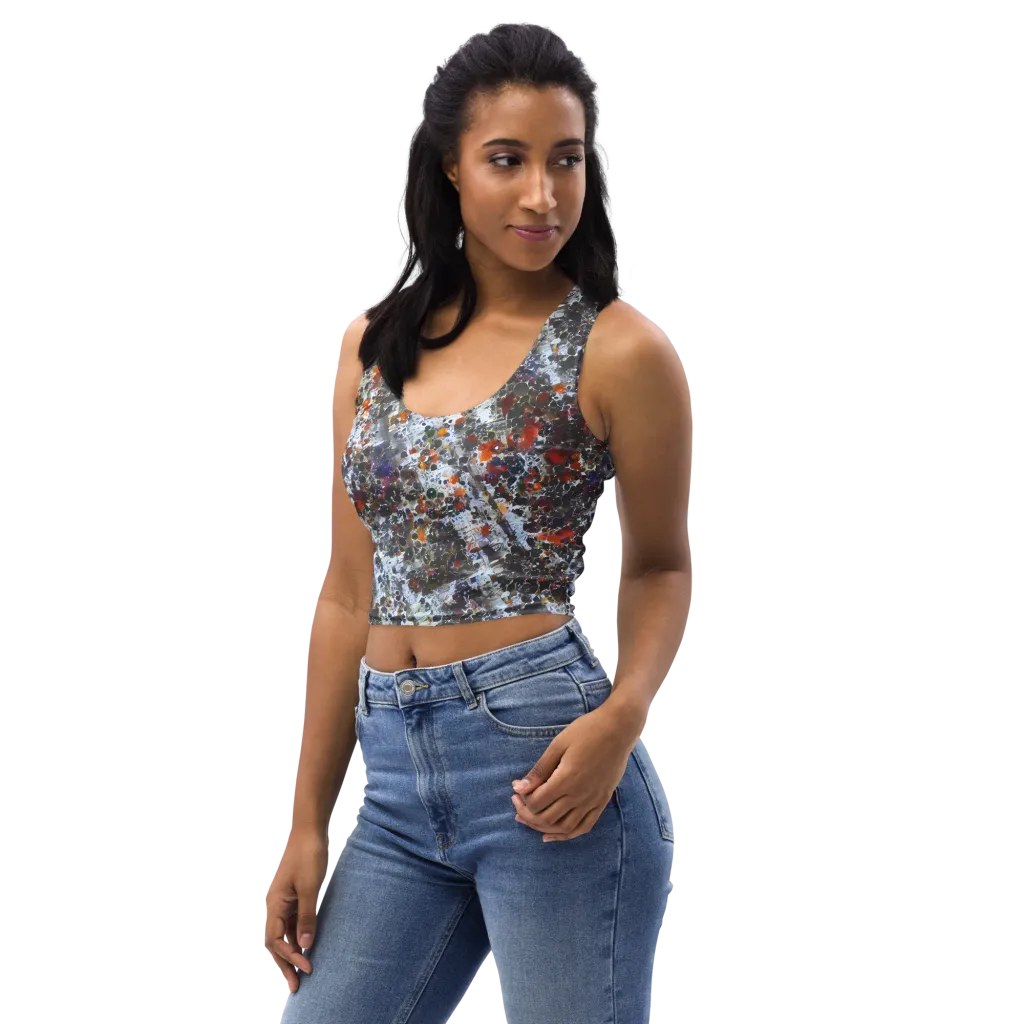 Shattered Alchemy on Crop Top — Left Front