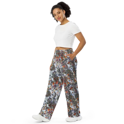 Shattered Alchemy on a Wide-Leg Pants