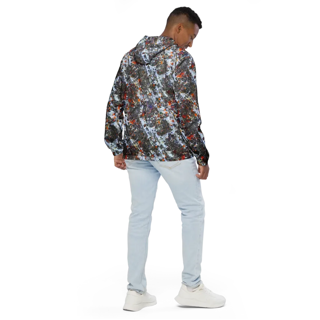 Shattered Alchemy on Men's Windbreaker — Back
