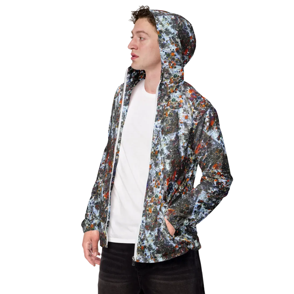 Shattered Alchemy on Men's Windbreaker — Left Front