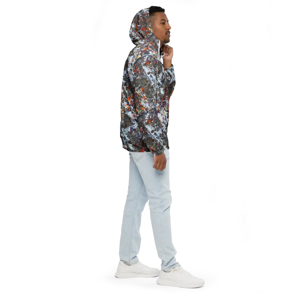 Shattered Alchemy on Men's Windbreaker — Right