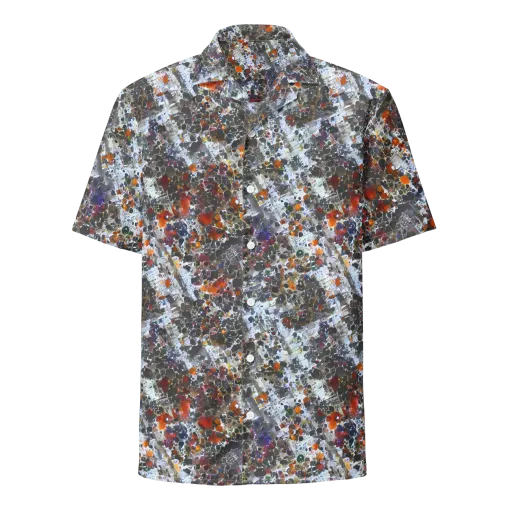 Shattered Alchemy on a Button Shirt