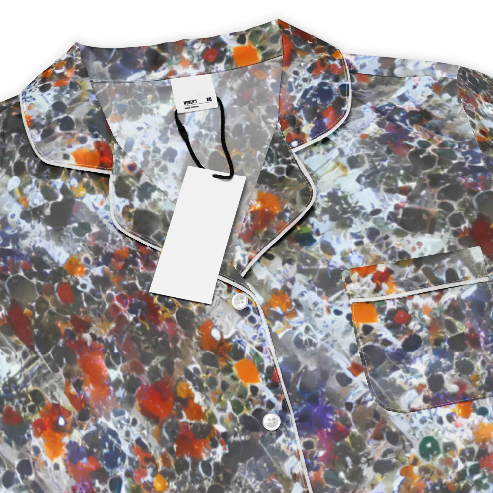 Shattered Alchemy on Women's Short Sleeve Pajama Top — Product details