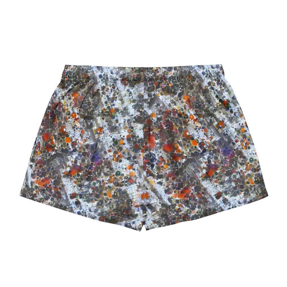 Shattered Alchemy on Women's Pajama Shorts — Back