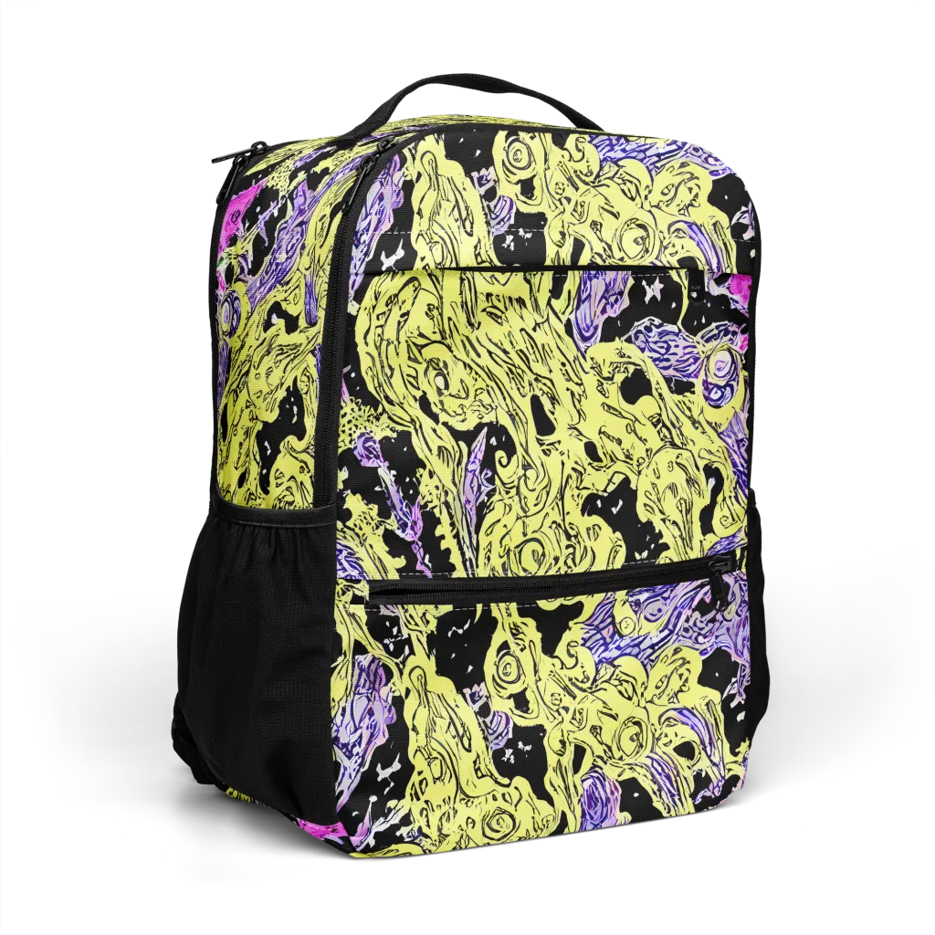 Acid Etching on Utility Backpack — Right Front