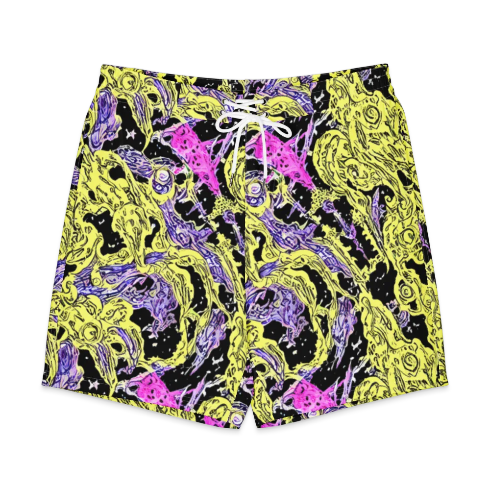 Acid Etching on Men's Board Shorts — Front