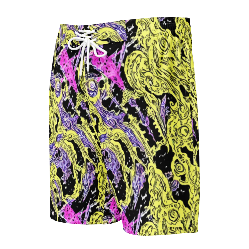 Acid Etching on Men's Board Shorts — Front