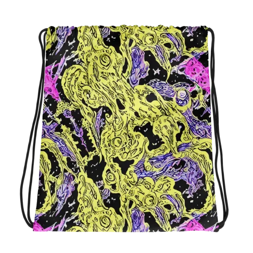 Acid Etching on a Drawstring Bag