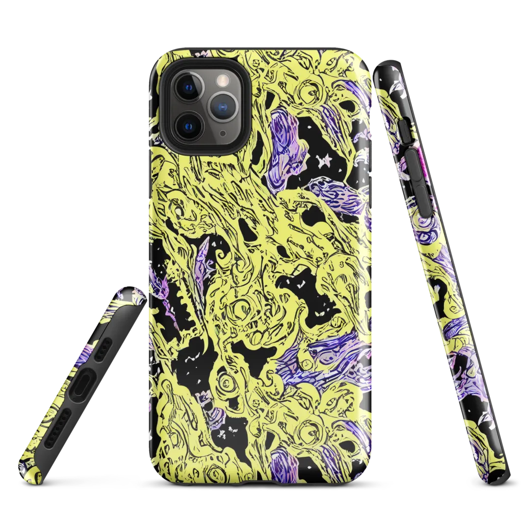 Acid Etching on Tough Case for iPhone® — Front