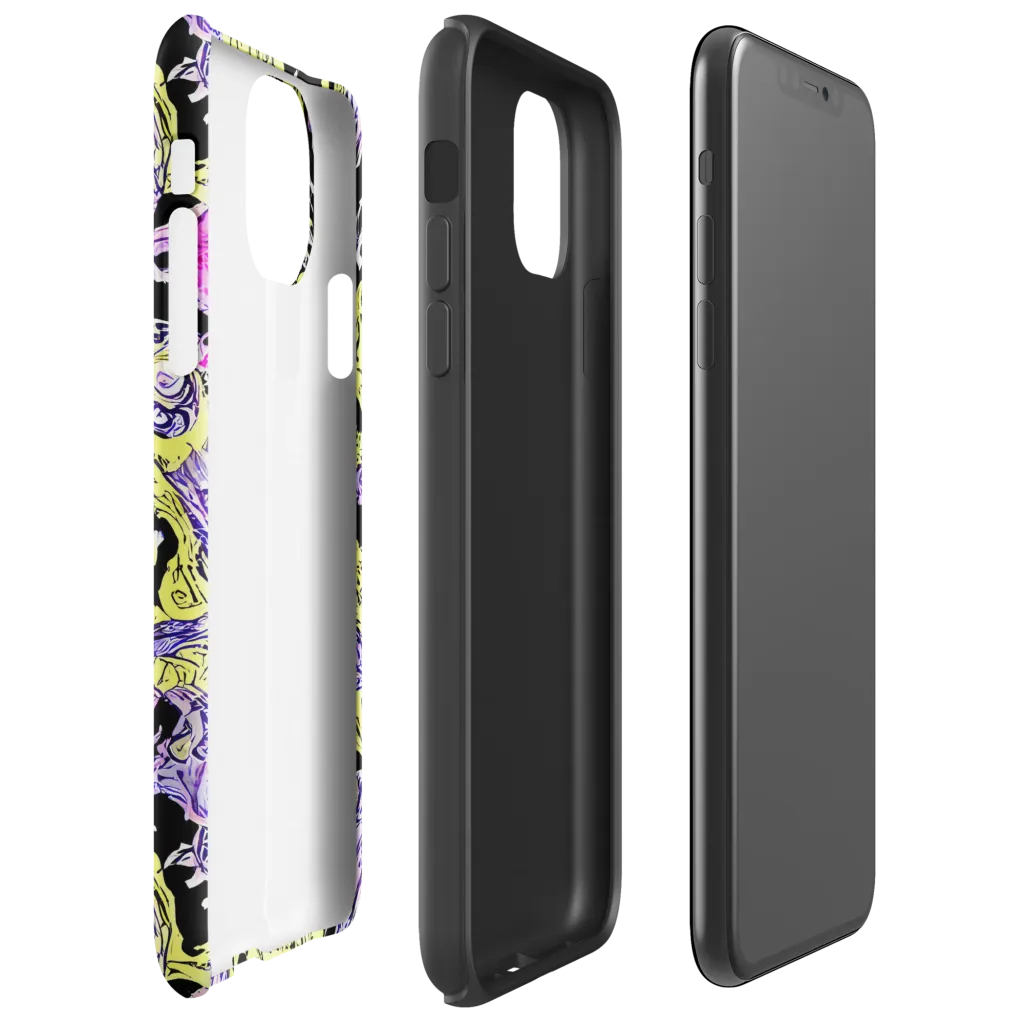Acid Etching on Tough Case for iPhone® — Right