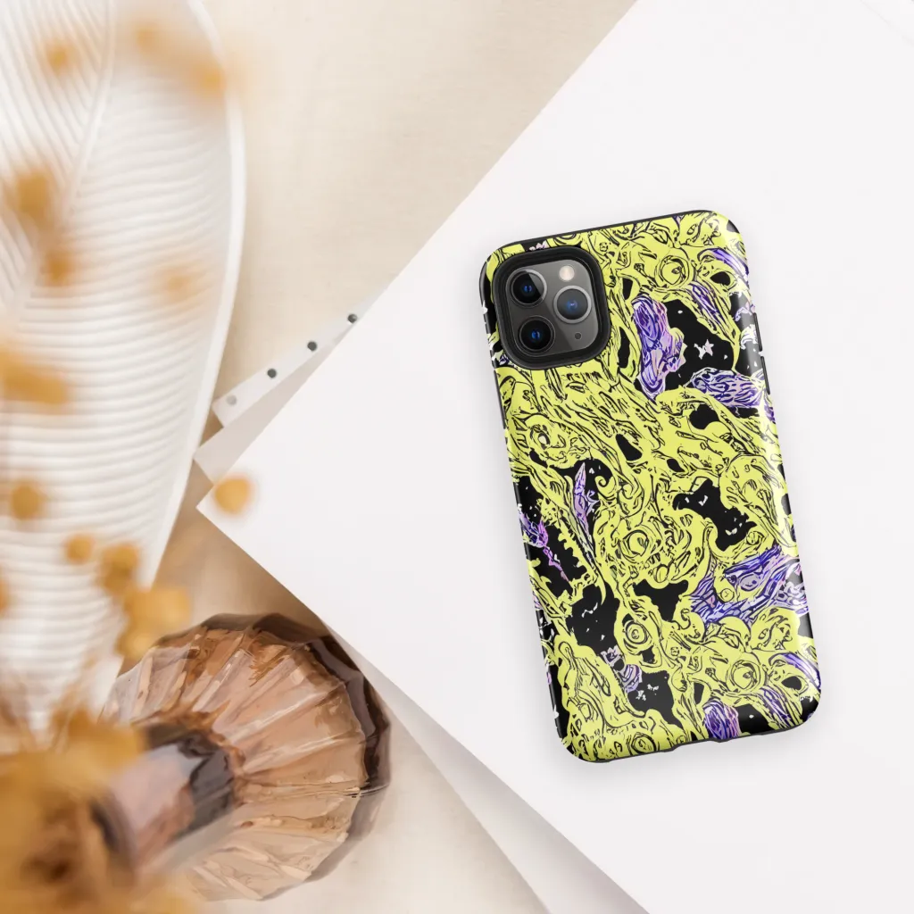 Acid Etching on Tough Case for iPhone® — Front