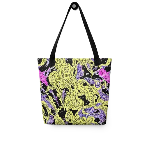 Acid Etching on a Tote Bag