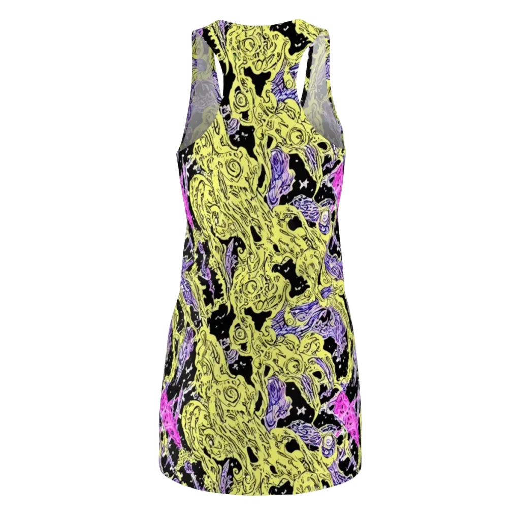 Acid Etching on Racerback Dress — Back