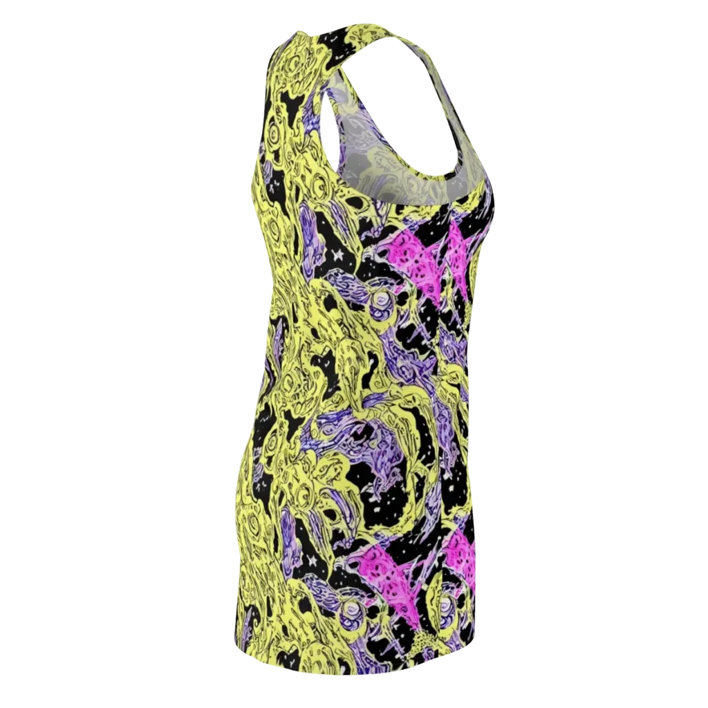Acid Etching on Racerback Dress — Back Side