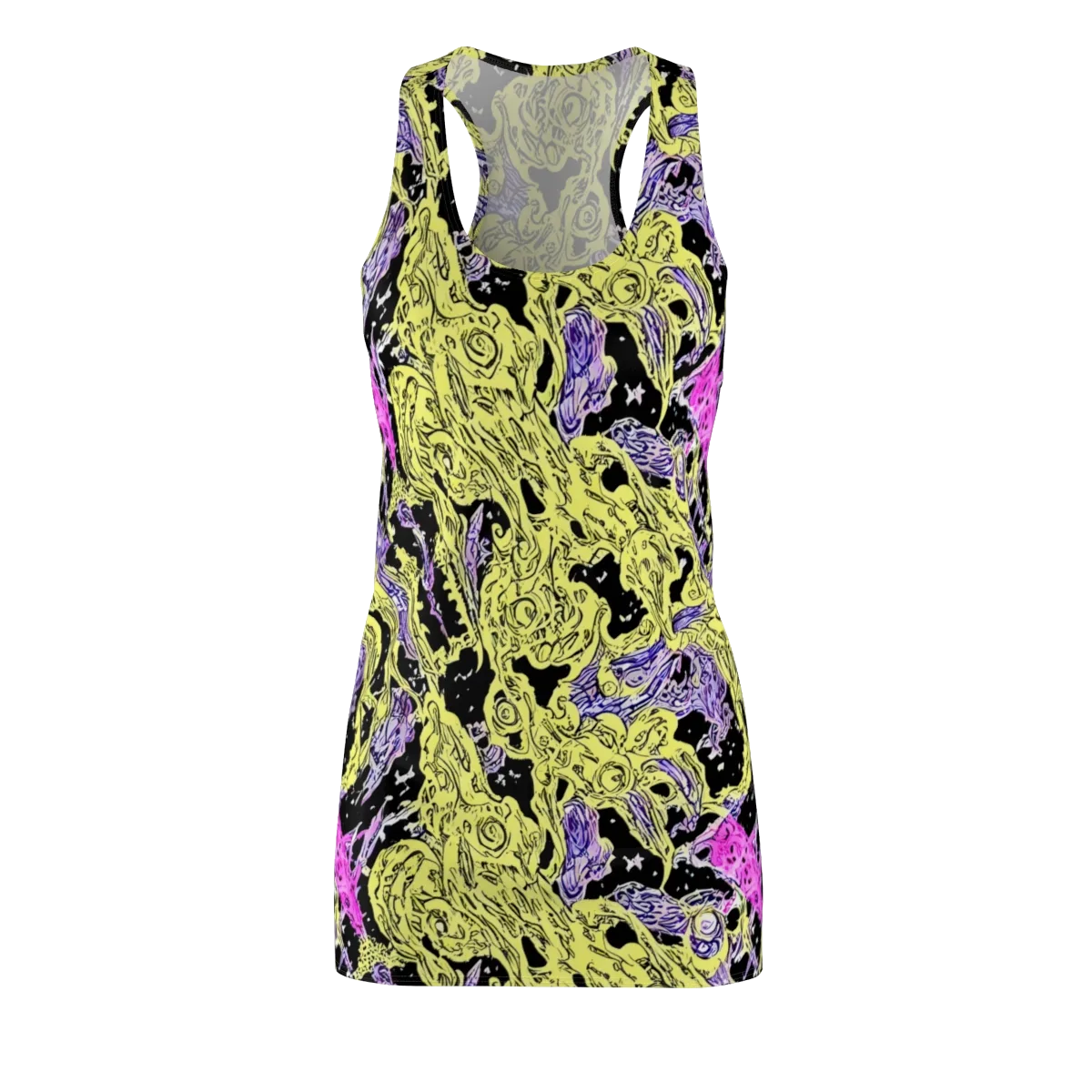 Acid Etching on Racerback Dress — Front