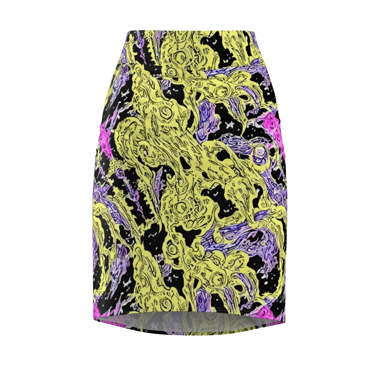 Acid Etching on Pencil Skirt — Front