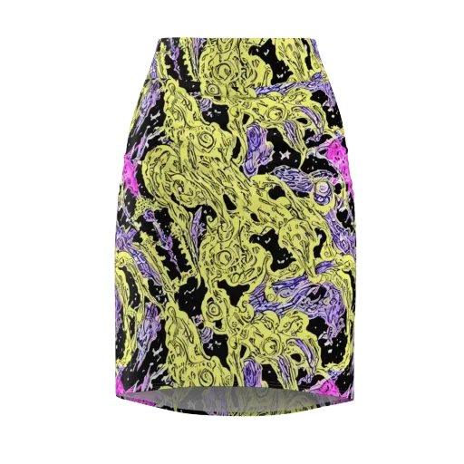 Acid Etching on a Pencil Skirt