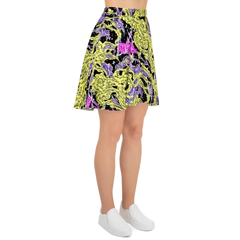 Acid Etching on Skater Skirt — Right