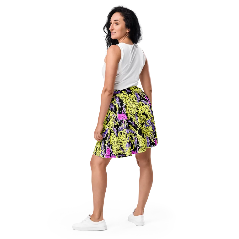 Acid Etching on Skater Skirt — Back