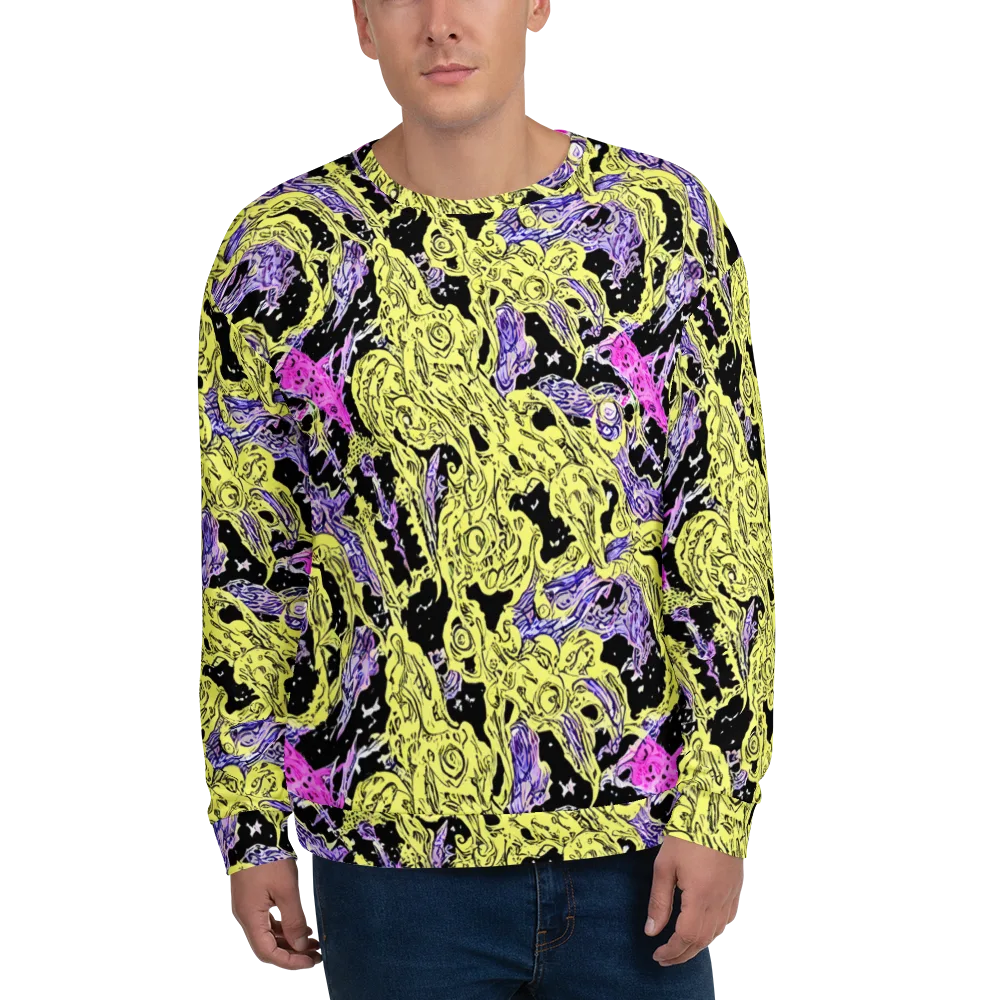 Acid Etching on Sweatshirt — Front