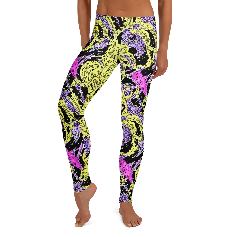 Acid Etching on Leggings — Front