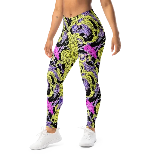 Acid Etching on a Leggings