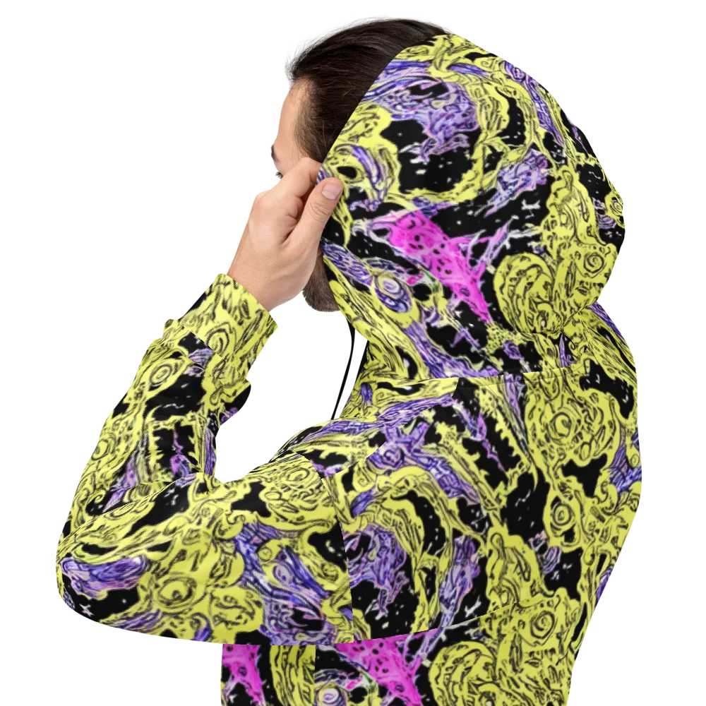 Acid Etching on Hoodie — Back