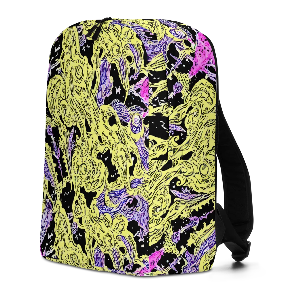 Acid Etching on Minimalist Backpack — Left