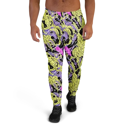 Acid Etching on a Men's Joggers