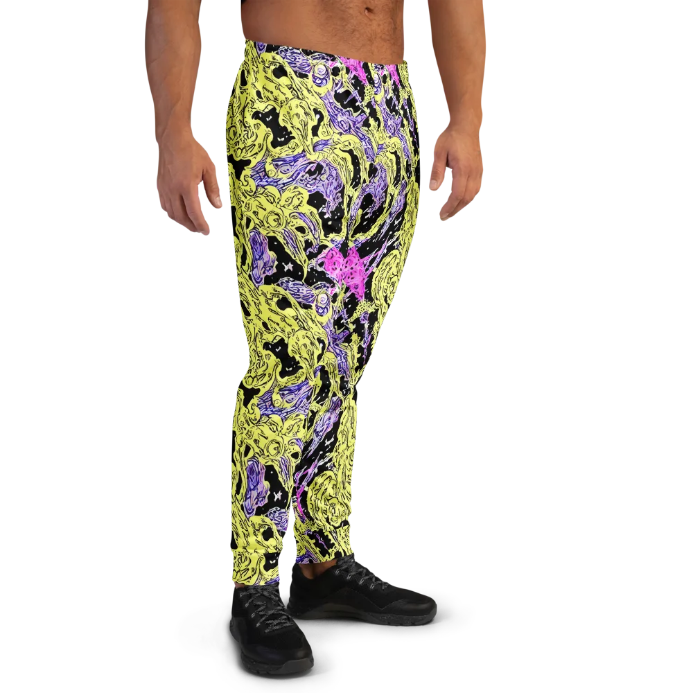 Acid Etching on Men's Joggers — Right