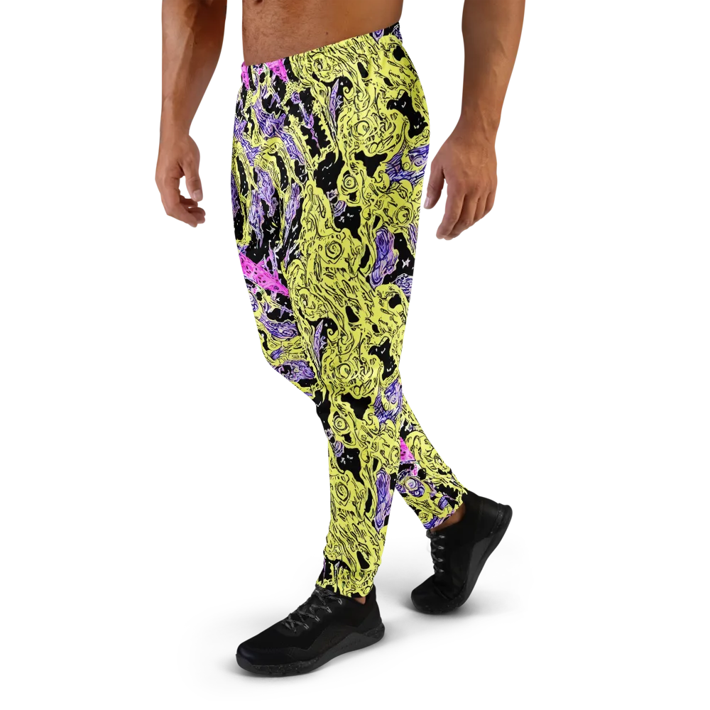 Acid Etching on Men's Joggers — Left