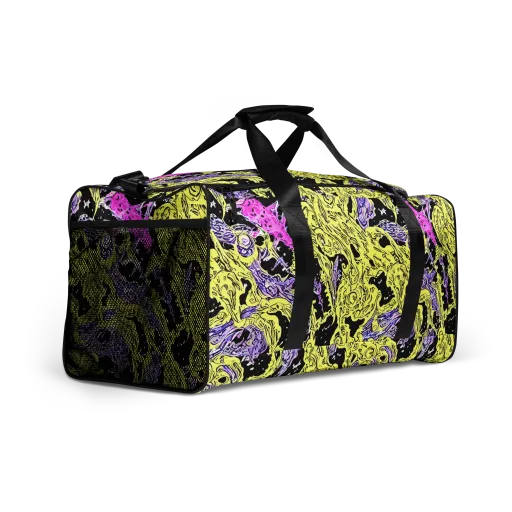Acid Etching on a Duffle Bag