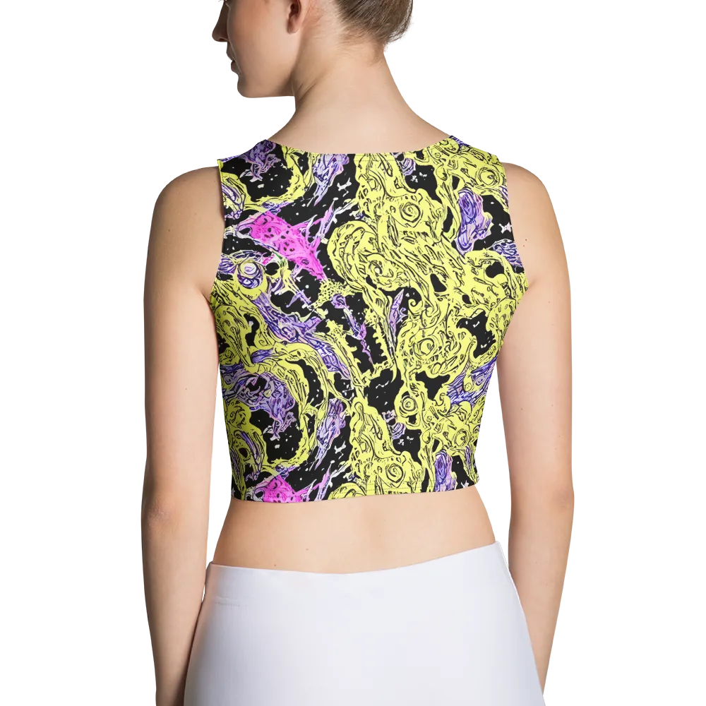 Acid Etching on Crop Top — Back